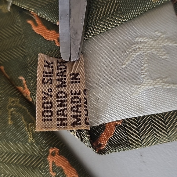 Tommy Bahama Off Island Jungle Green Golf Tie Golfer Master’s Tiger Woods Putter - Picture 6 of 7